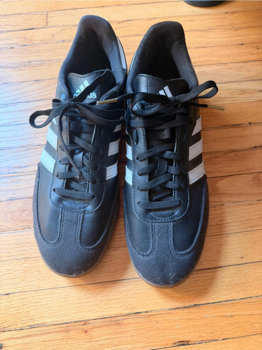 Adidas Velosamba Cycling Black/White,rubber gum sole 12, 2 bolt cleat compatible